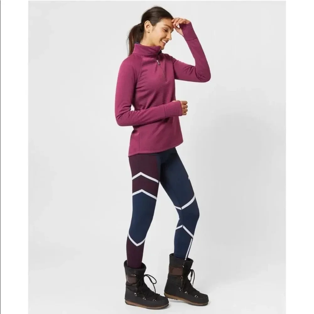 Sweaty Betty oxblood purple